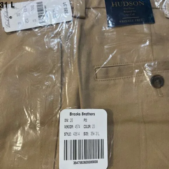 NEW- Brooks Brother Khaki Dress pants